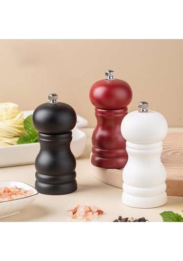 Besthome1 12 5 5cm Beyaz Karabiber Öğütücü El Hareketi 1 Adet Kutu Paketlenmiş Beyaz