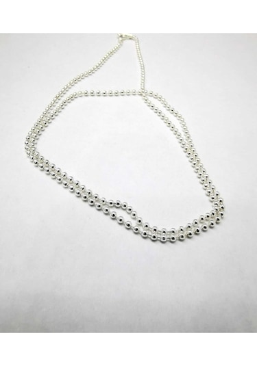 Omar Silver Unisex Top Tırnak Makası 1,9 MM Gümüş Kolye Zincir