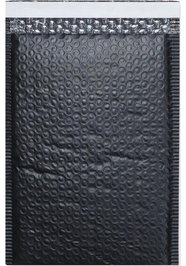 Balonlu Siyah Kargo Poşeti 20x30+5 Cm - 25 Adet