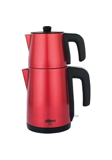 STİLEVS 30608 BİÇAY VİŞNE 1650 W ÇELİK ÇAY MAKİNESİ