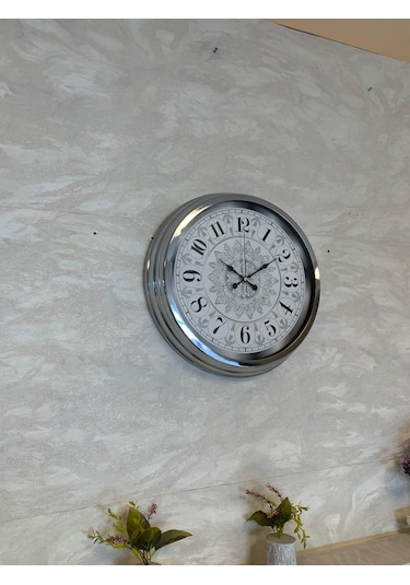 Zentime 40 Cm Krom Elegance Duvar Saati çok Renkli
