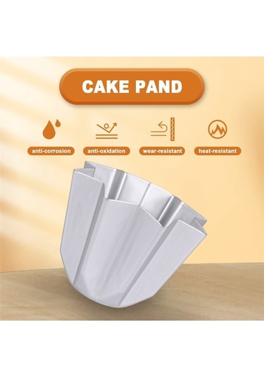 Ulzyvf Pişirme Pandoro Mutfak Kek Kalıp Gümüş Ekmek Çikolata B Araçları Alüminyum Uf Gümüş