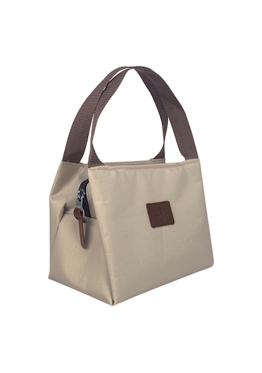 Star Anne Bebek Bakım Sırt Çantası + Termos Çanta-Bej