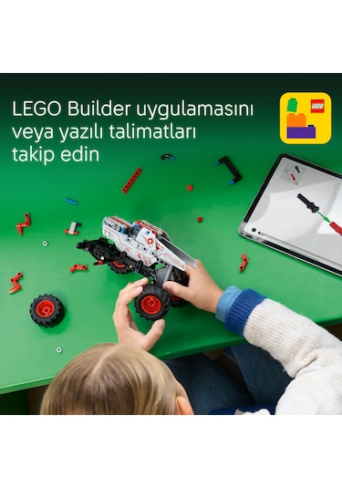 LEGO® Technic Monster Jam™ ThunderROARus™ Çek-Bırak 42200 - 7 Yaş ve Üzeri Canavar Kamyon Seven Çocuklar için Oyuncak Yapım Seti (232P)