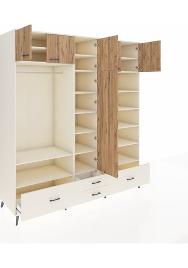 Kronos Dolap 18 Raflı 4 Çekmeceli Tek Askılı 220x59x243 Aytaşı-çam/aytaşı Atlas Çam/aytası Kronos Dolap 18 Raflı 4 Çekmeceli Tek Askılı 220x59x243 Aytaşı-çam/aytaşı Atlas Çam/aytası