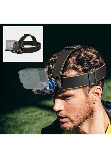 Puluz Manyetik Hızlı Açılan Kafa Kayışı Emniyet Kemeri Siyah