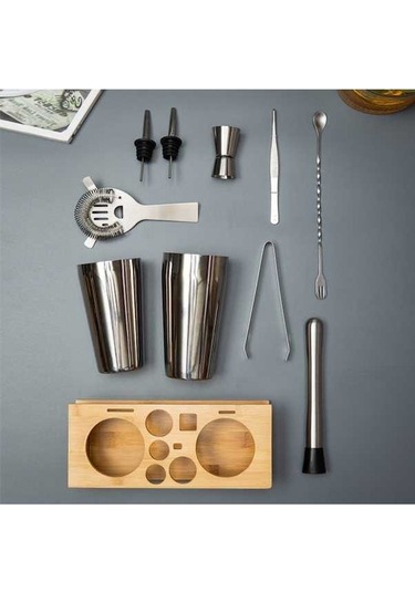 Ganzhoushop Seti Paslanmaz Parça No.387 Mutfak Çelik Barmenlik Ambition 11 - Gm Profesyonel Kullanım İçin