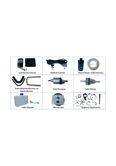 Coolman Mini 1.3kw Webasto Tipi Dizel Hava Isıtıcı 12v-1103