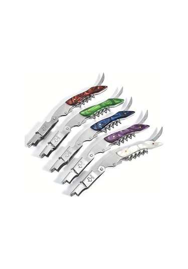 Primepickings Beyaz Renkli Pratik Şişe Açacağı - Şarap Ve Bira Kapakları İçin Taşınabilir Korteks Beyaz