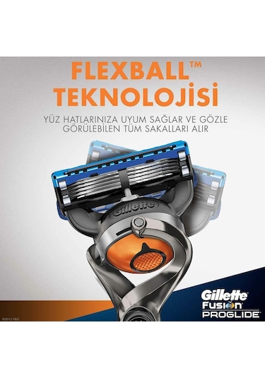 Gillette Fusion 5 Proglide Yedek Tıraş Bıçağı 4'lü