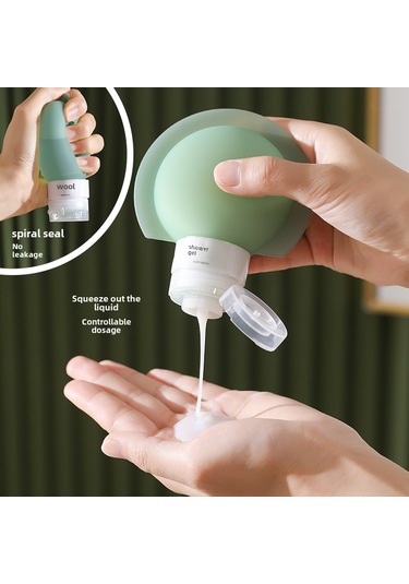 Youtek 60ml Silikon Seyahat Şişesi - Kaçırmazsız Tasarım, Şampuan/banyo Jeli/makyaj Temizleyici İçin Taşınabilir Rehber Diğer