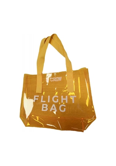 Plaj Cantası " Flıght Bag " Sarı " Sarı