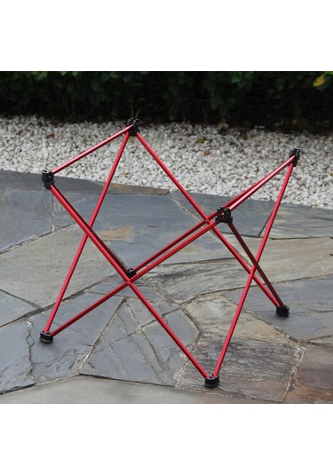 8249 Açık Ultra Hafif Alüminyum Katlanır Masa Küçük Taşınabilir Piknik Masası Orange Turuncu