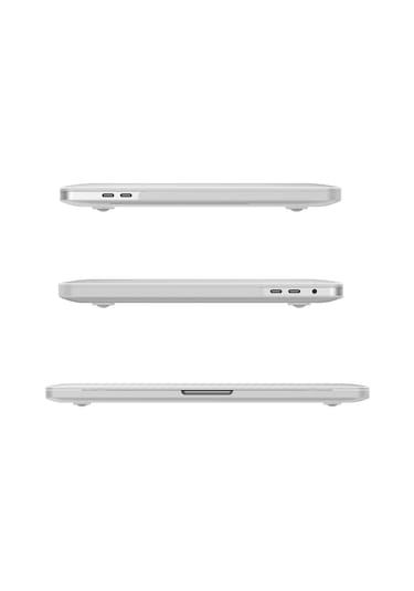 Blogy Apple Uyumlu MacBook Pro 16.2 İnç Crystal Fit Kılıf Şeffaf