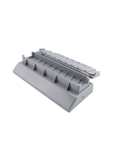 Wealthglow Büyük Kebap Makinesi, Gri Plastik Kabab, Manuel Kabob Kalıbı, Barbekü Şişleri Uçlar Yok 89kpo9