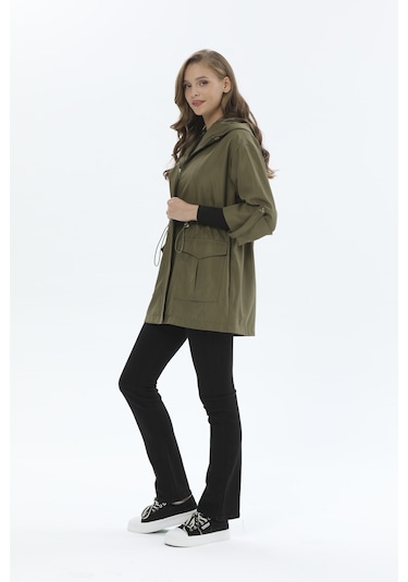 First Company Kadın Trençkot 2424bs112498 Haki