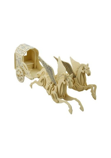 3d Ahşap Mekanik Uçan At Bulmaca Puzzle Yapboz 83 Parça - Fc334