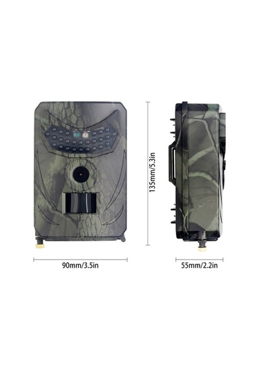 Tongxida 20mp Hd Yaban Hayatı İzleme Kamerası Ip54 Su Geçirmez Kızılötesi Gece Görüşlü Güvenlik Sistemi Kamuflaj Çok Renkli