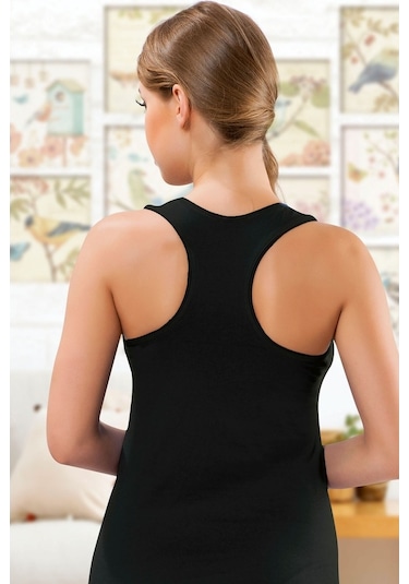 Hmd Kadın Likra Kalın Askılı Sporcu Body (2412-2413)