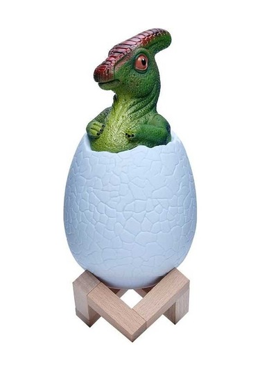 Moly Yunboo Pvc Dinozor 3d Led Gece Lambası, 3 Renk Dokunmatik, Çocuk Odası Dekoru, Akıllı Ev Işıkları Diğer