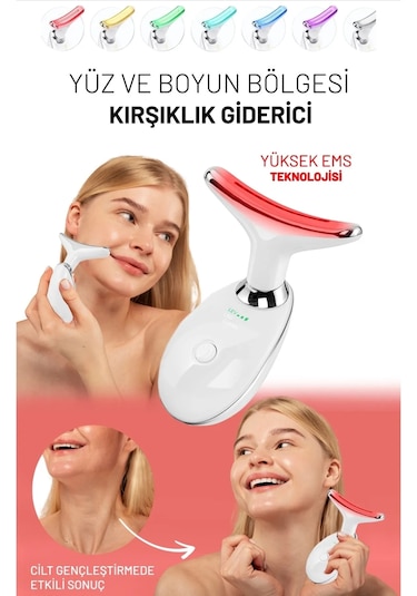 Enshall YZ-01 Boyun Ve Yüz Kırşıklık Giderici 3 Programlı Ems Güzellik Cihazı﻿﻿
