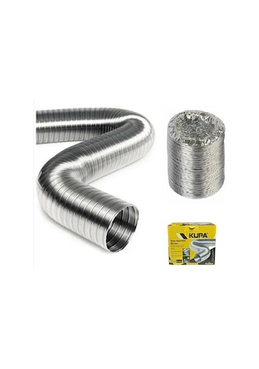 Kupa Alüminyum Aspiratör Borusu 120 MM. - 2 M