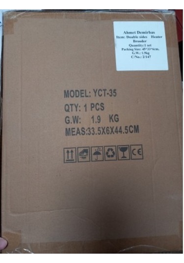 Çift Taraf Isıtma Plaka Kuluçka Makinesi