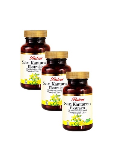 Balen Sarı Kantaron Ekstraktı (St. John's Wort) 375 MG 3x60 Kapsül