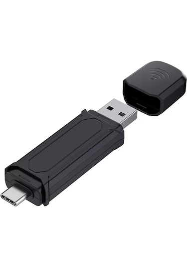 Mini 5 Pro Kablosuz Araç Adaptörü 2in1 Carplay & Android Auto