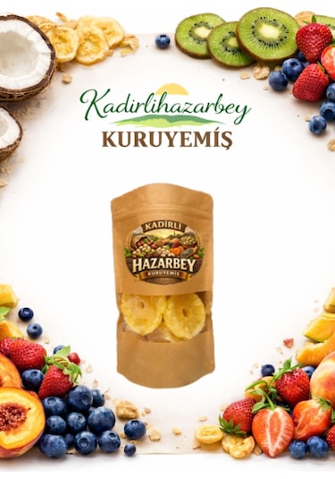 Kadirlihazarbey Kurutulmuş Ananas 100 Gr. 100 G