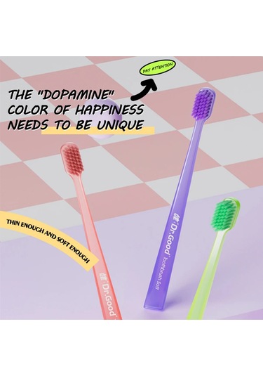 Yuqing 5 Adet Jöle Diş Fırçası Yetişkin Yumuşak Diş Fırçası Çift