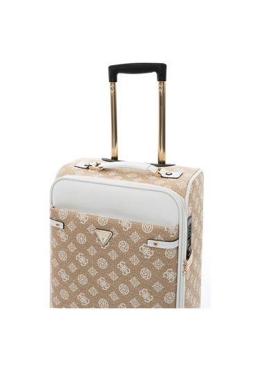 Kadın Beyza 4g Ve Peony Logolu Valiz - Beyaz Beyaz