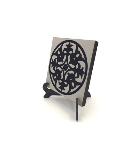 Barok Desen Baskılı Mdf Masaüstlük 10x10 530