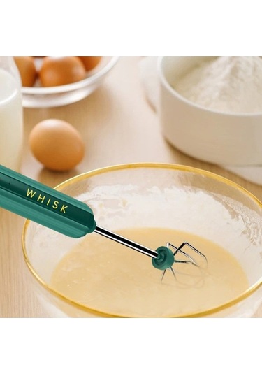 Fastbuy Şarjlı 2'li Kafa Elektrikli Çırpıcı, Yumurta Köpürtücü, Blender, Süt Köpüğü Yapıcı, Kırmızı Kırmızı