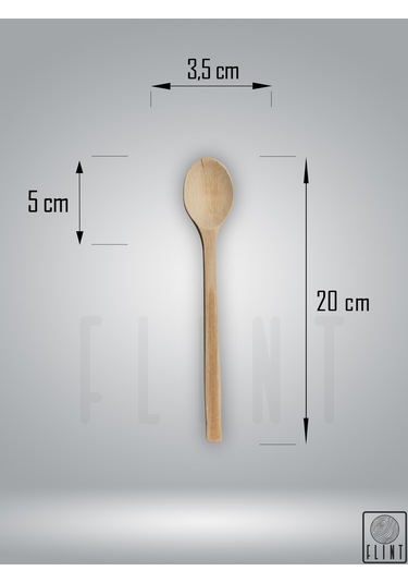 Gürgen Ağacı El Yapımı Tahta Ahşap Kaşık Mutfak Yemek Kaşığı 20cm