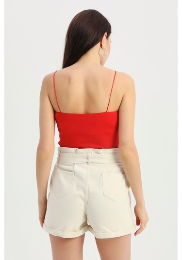 İp Askılı Atlet Kırmızı-1713 Kırmızı