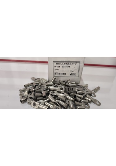 Solmazsan Skp Ekonomik Tip Kablo Pabucu 25 Mm² M8 -sk 6028 Adet: 10 Adet