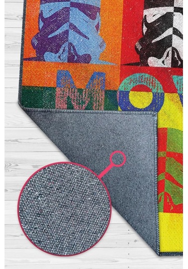 Homshtag Kıpırdama Film Halısı Star Wars Temalı Film Halısı Çok Renkli