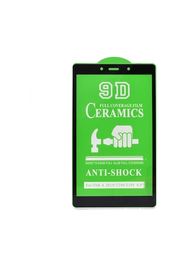 Butam Bilişim Galaxy Tab A 8.0 2019 T290 Uyumlu Btbm Tablet Seramik Ekran Koruyucu-siyah