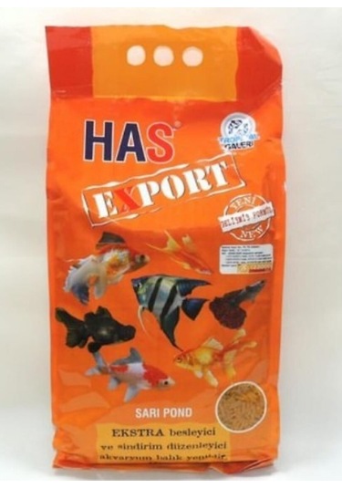 Has Sarı Pond Balık Yemi 100 Gr - Ekstra Besleyici Ve Sindirim Düzenleyici Akvaryum Yemi