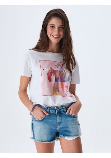 Ltb Pamela Yüksek Bel Şort