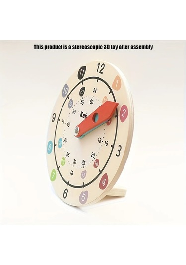 Willowhaven Ahşap Eğitici Çocuk Saati Zaman Yönetimi Öğrenme Oyuncağı