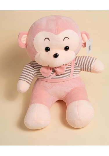 Peluş Maymun 65 Cm Pembe