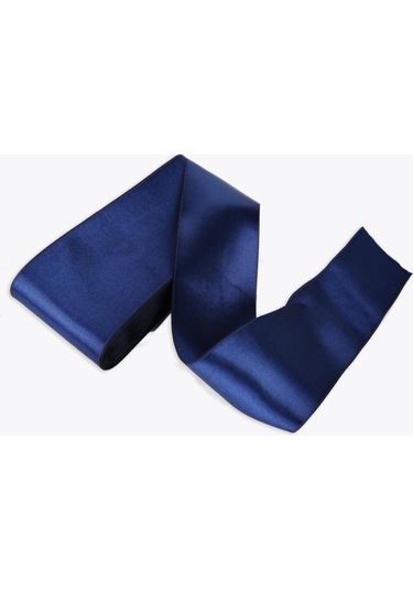 Nazarone Saten Kurdele 6cm-10mt-lacivert 1111