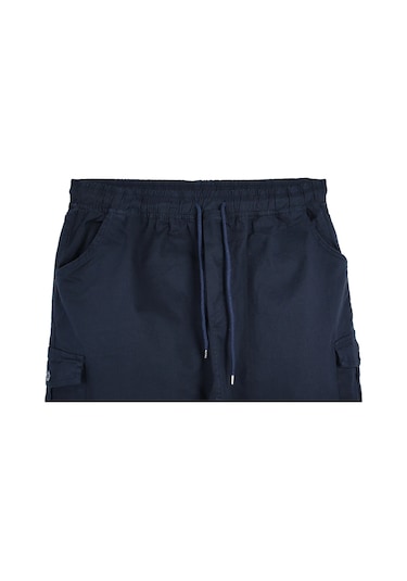 Kargo Cepli 100 Kilo-180 Kilo Arası Için Uygun Erkek Büyük Beden Gabardin Pantolon Lacivert