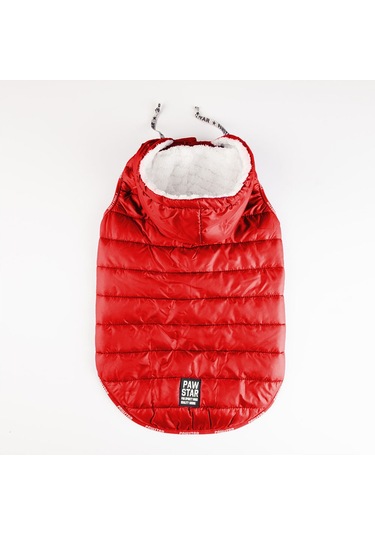 Pawstar Kırmızı Railway Anorak Yelek Köpek Yeleği