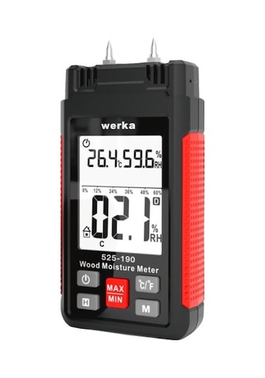 Werka W525-190 Dijital Ahşap Nem Ölçer