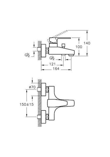 Artema Q-Line A40778 Banyo Bataryası Krom