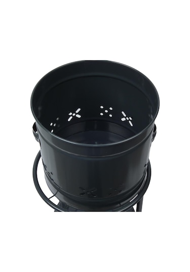 Emarket724 2 Katlı Metal Patates. Soğan. Meyve ve Sebzelik Siyah