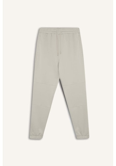 DeFacto Regular Fit İnce Eşofman Altı Fermuar Cepli Beli Bağcıklı Lastikli Paça B3657AX25SPGR437